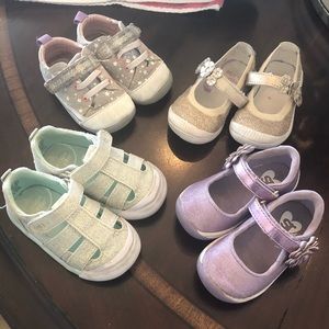 See Kai Run and Stride Right toddler girls shoes